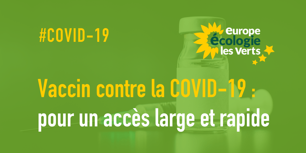 Pour un accès large et rapide au vaccin contre la COVID-19